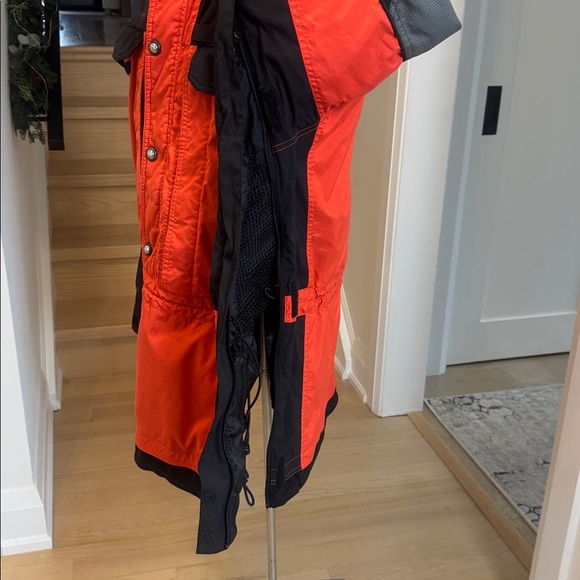 Rare Vintage The North Face Extreme Gear Orange and Black Pull Over Jacket XL - Picture 7 of 10